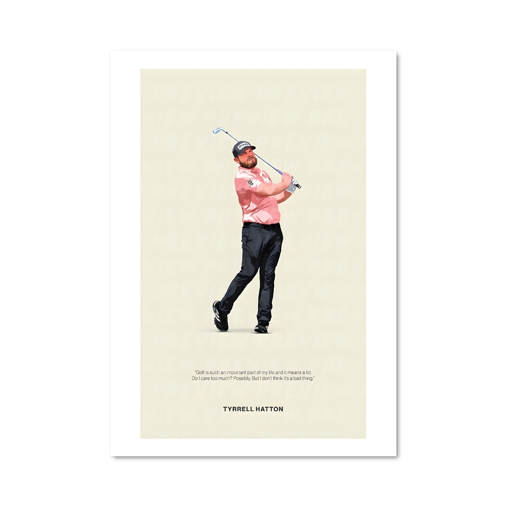 Poster Swing de Tyrrell – affiche Golf